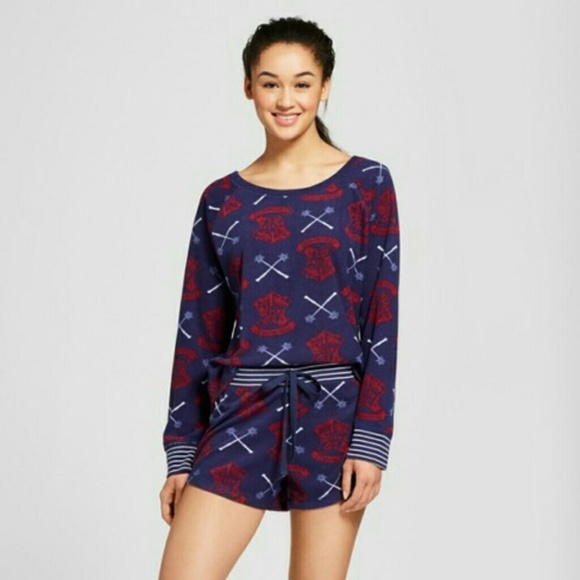 New HARRY POTTER Navy Blue Fleece Pajama Set [D5] - Picture 8 of 8